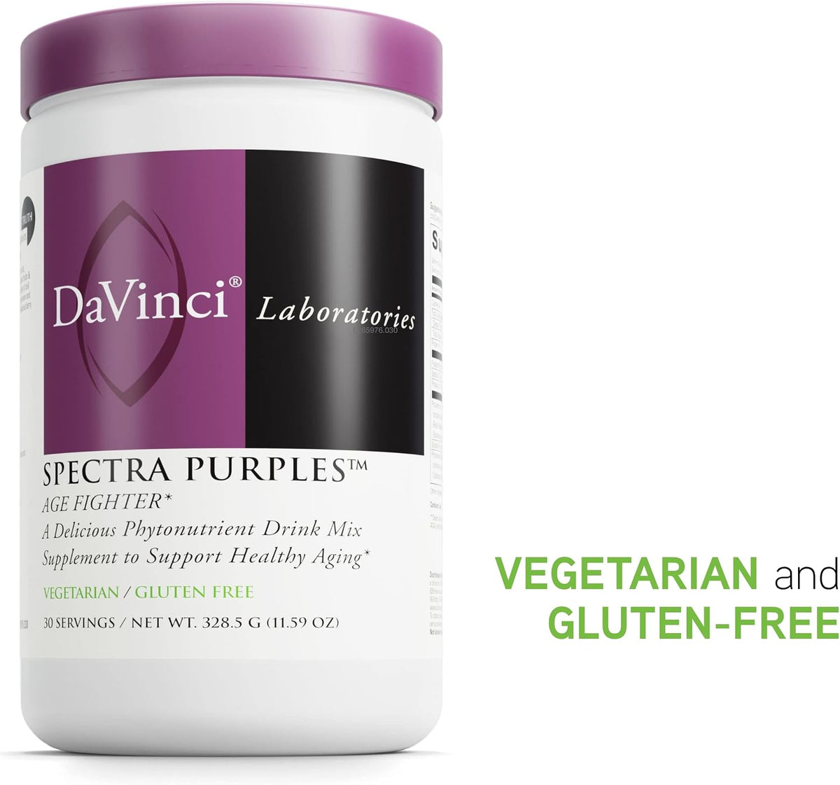 DAVINCI Labs Spectra Purples - Antioxidant Powder Supplement with Fruits, Vegetables & Herbal Extracts, 30 Servings - görsel 5