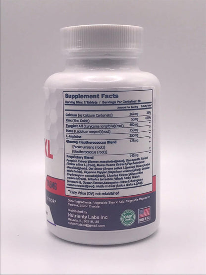 Nutra City Stay Hard XL (120 Capsules, 2 Month Supply)