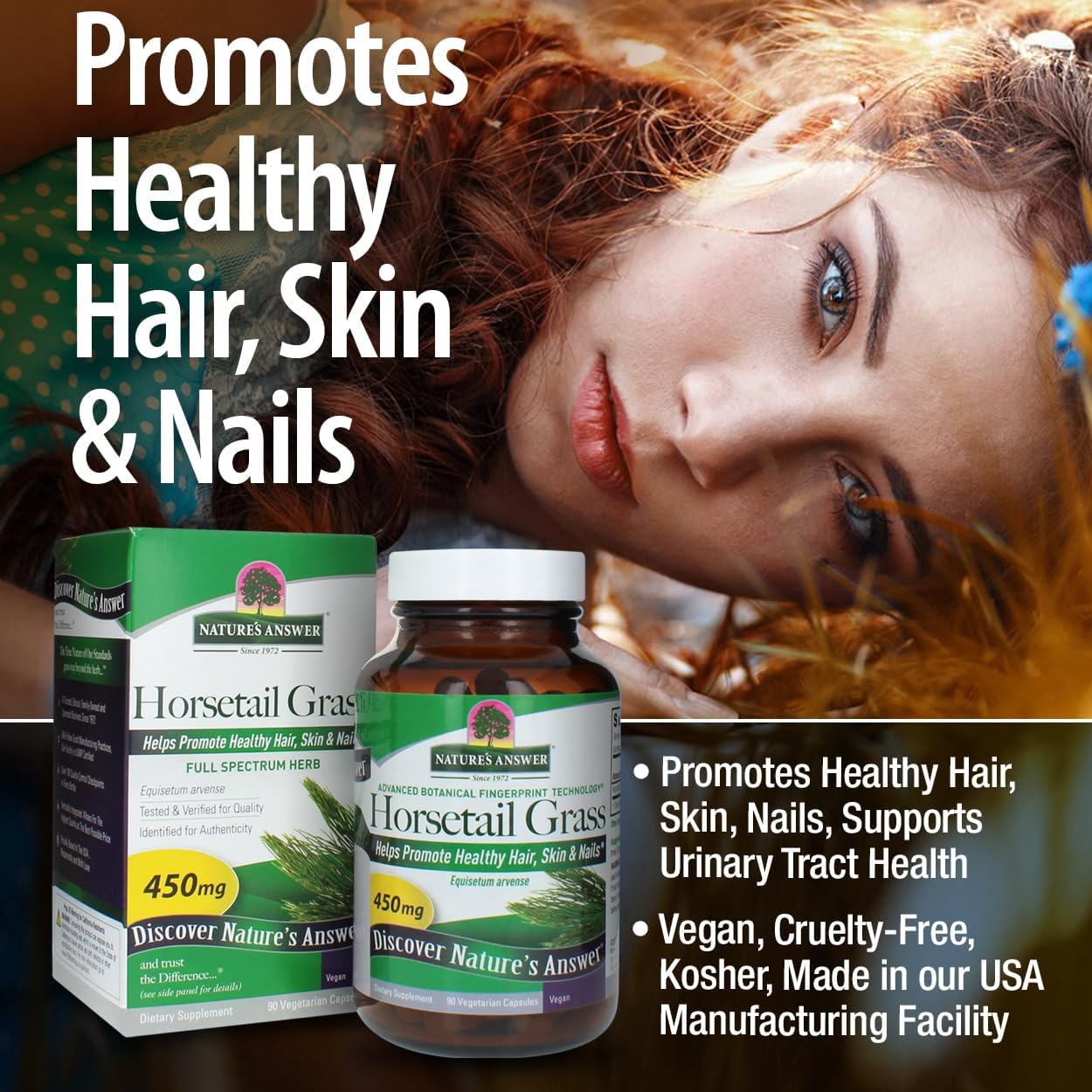 Nature's Answer Horsetail Herb Capsules (90 Capsules) - görsel 5