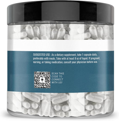 Earthborn Elements L-Glutathione Reduced, Pure & Undiluted, No Additives (200 Capsules)