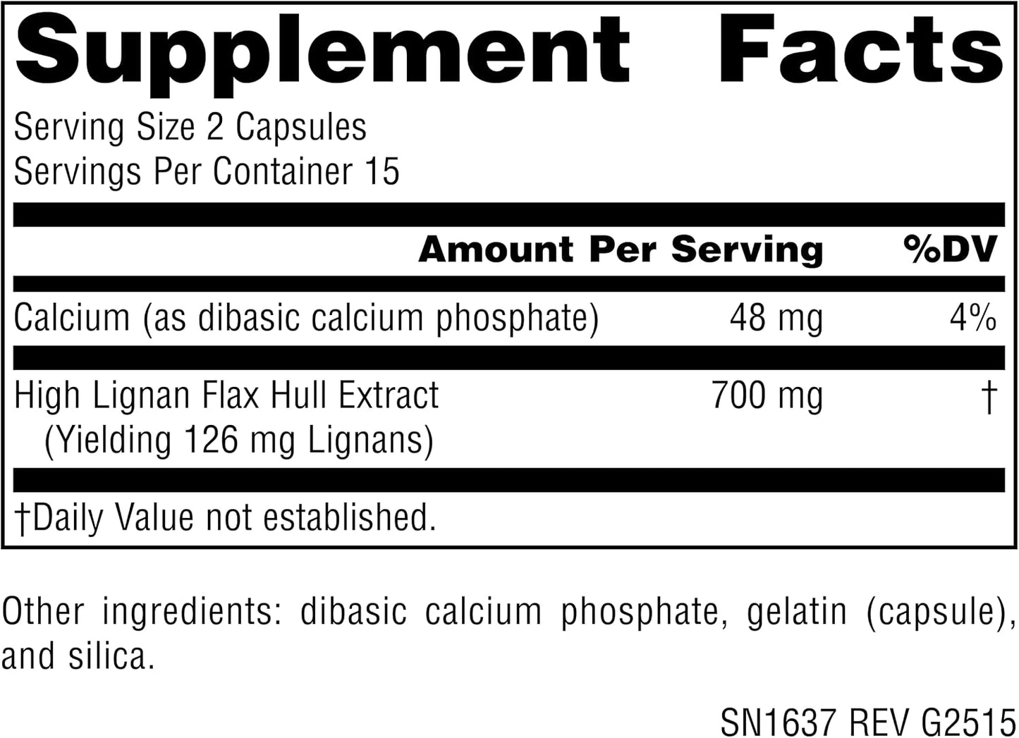 Source Naturals Adaptofem Lignan Extract, Soy-Free – 30 Capsules - görsel 2