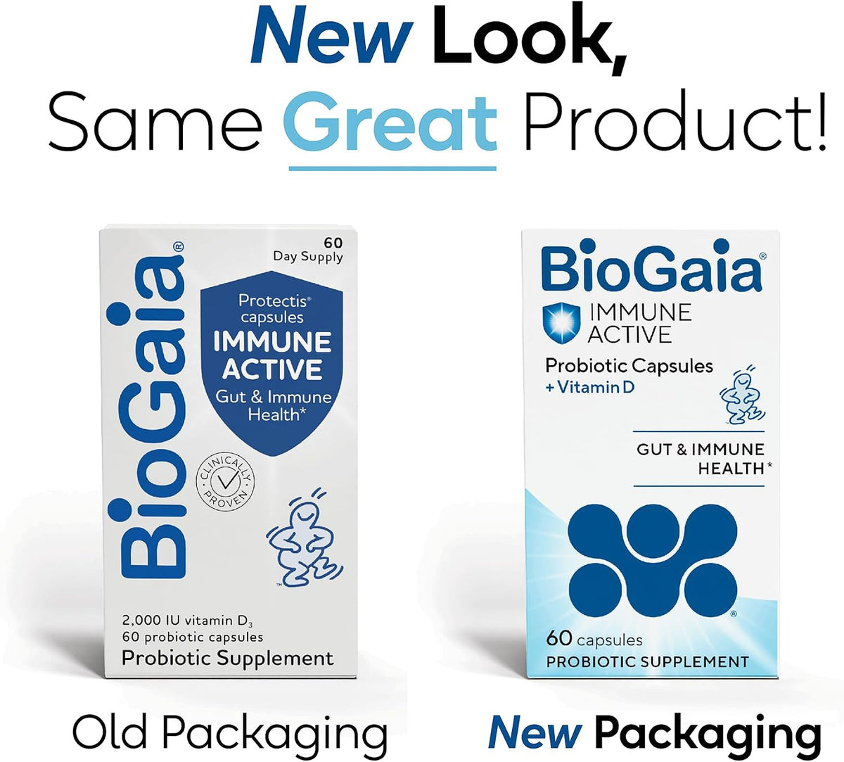 BioGaia Protectis Immune Active Probiotic + Vitamin D, 60 Capsules - görsel 2