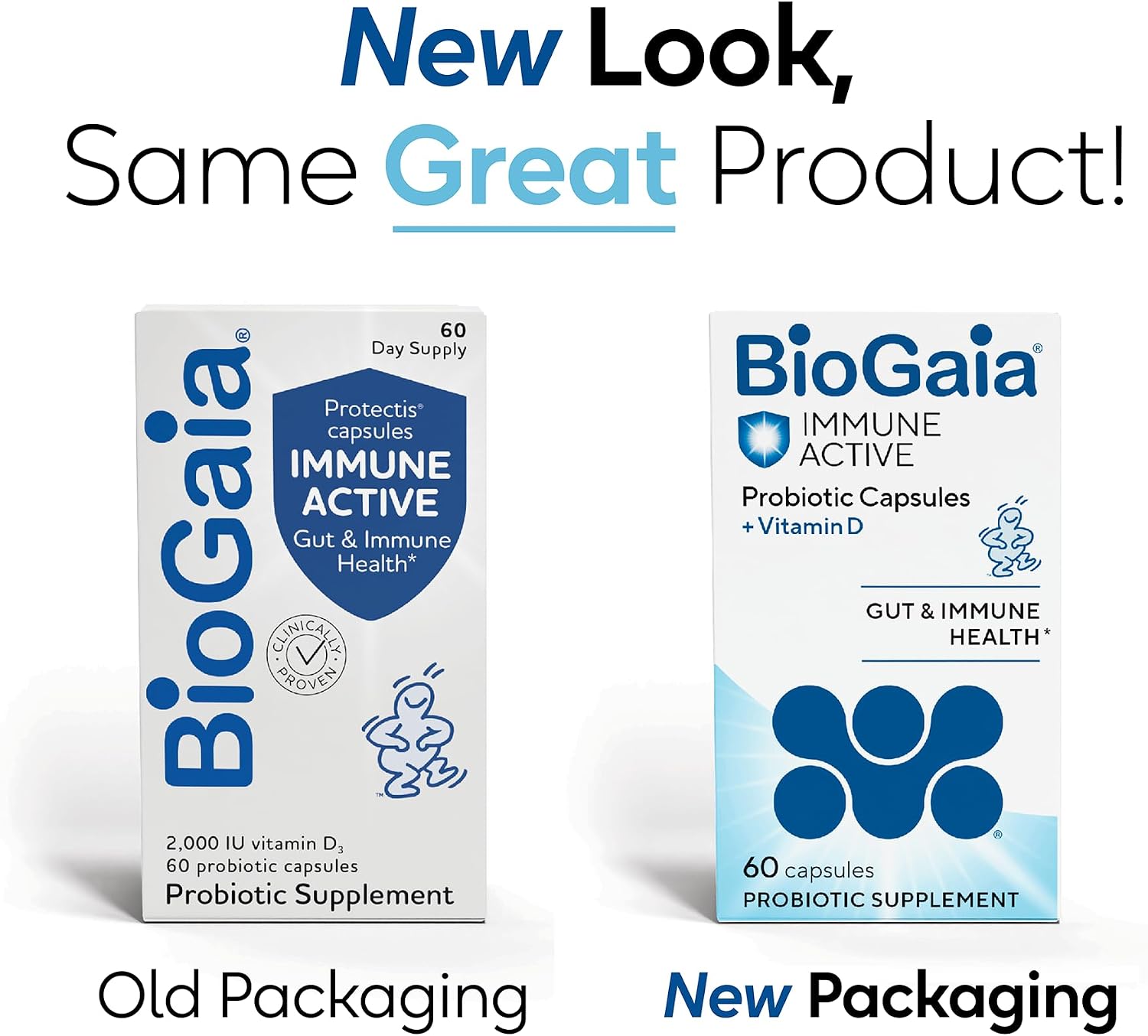 BioGaia Protectis Immune Active Probiotic + Vitamin D, 60 Capsules - görsel 2