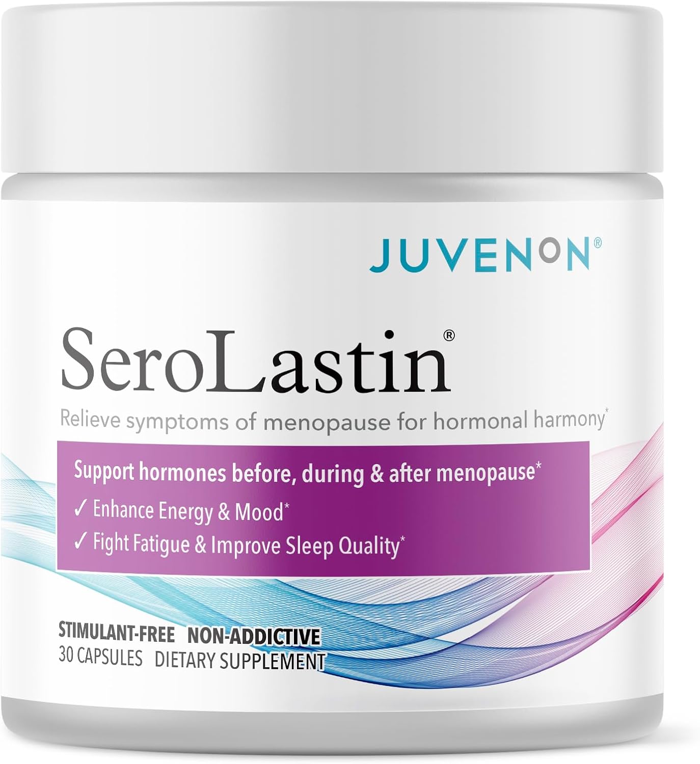 Juvenon Menopause Support Supplement - Mood, Hot Flashes, Energy & Sleep (30 Capsules) - görsel 1