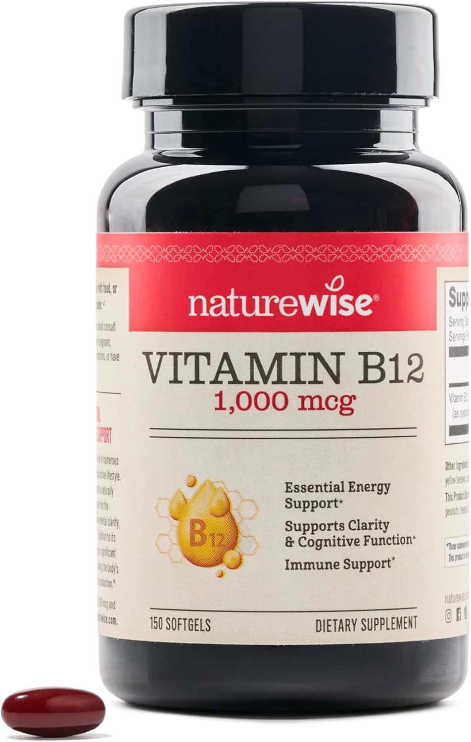 NatureWise Vitamin B12 1000 mcg - 150 Softgels - görsel 1