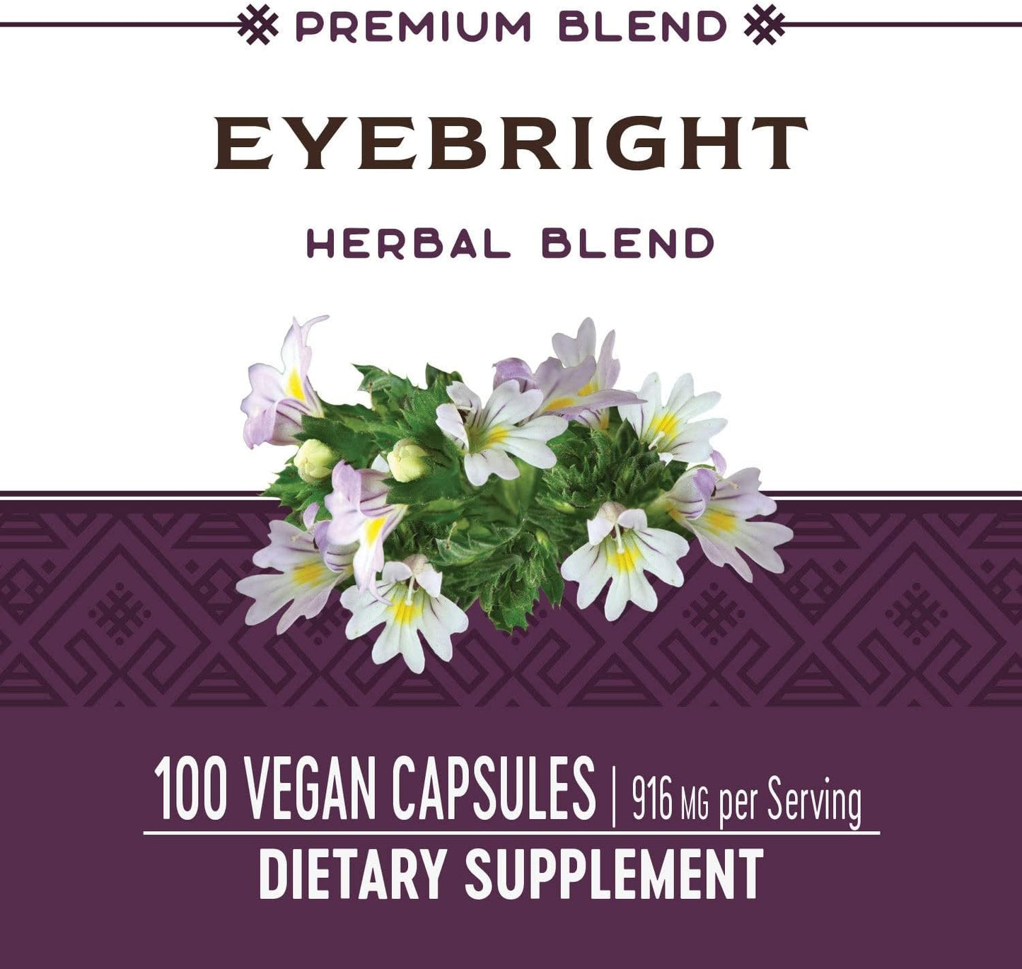 Nature's Way Eyebright Supportive Blend, 458 mg, 100 Capsules - görsel 6