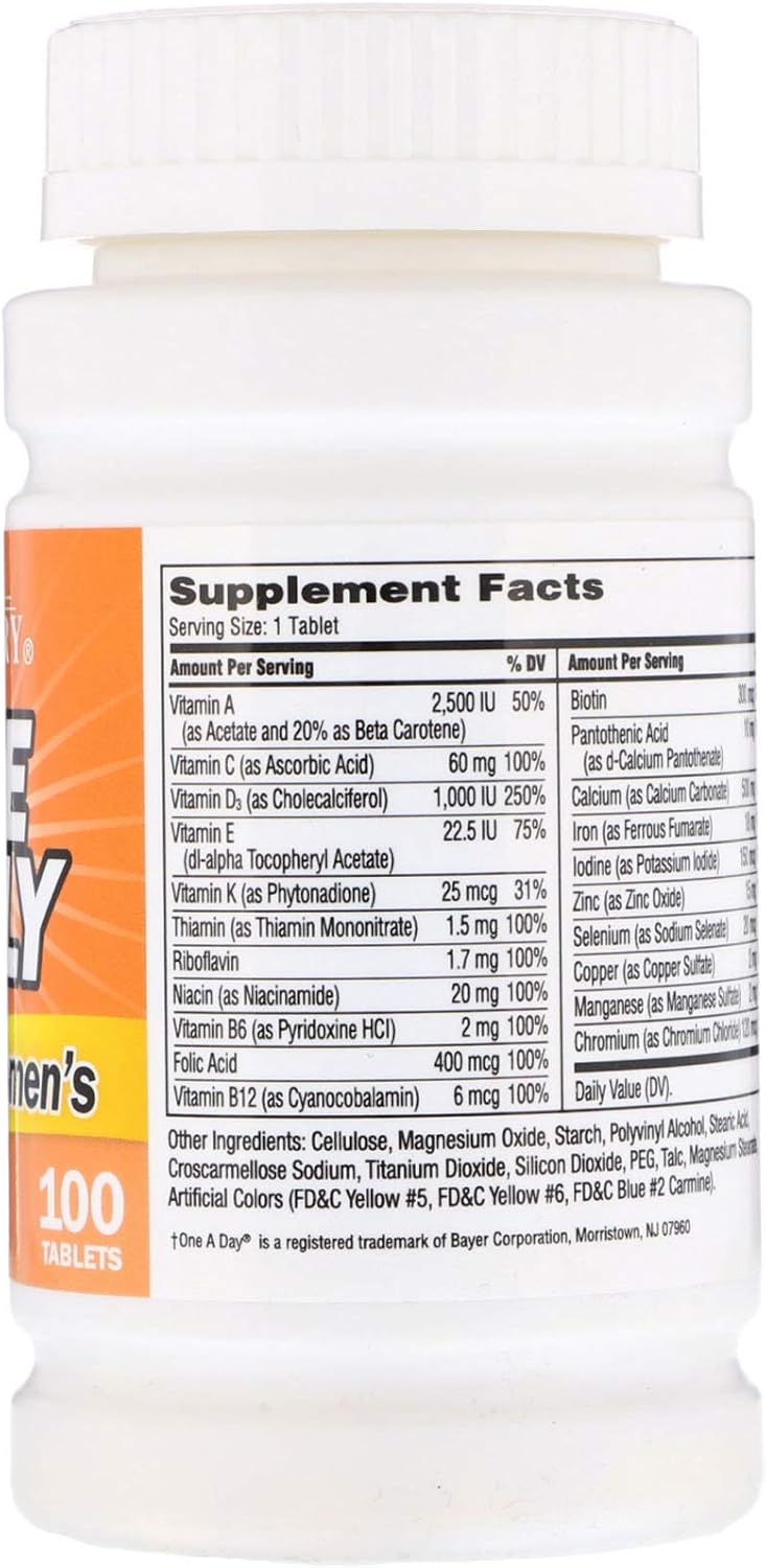One Daily Women's 50+ Multivitamin, 100 Tablets - görsel 2