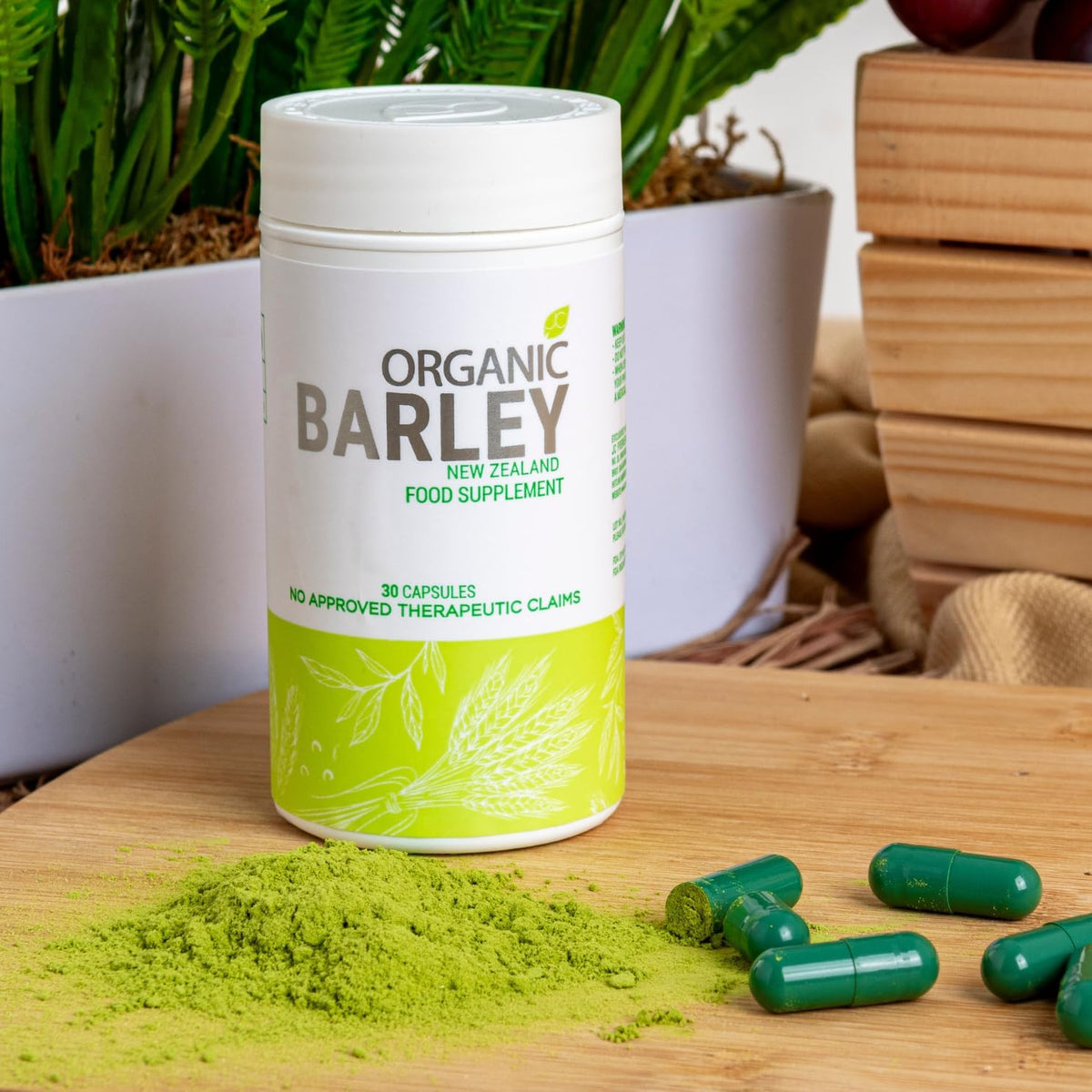 JC Organic Barley Grass Capsules - görsel 3