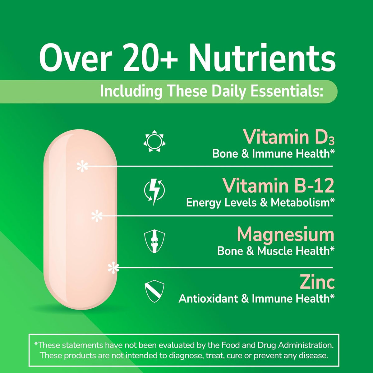 Sentry Adult Multivitamin & Multimineral Supplement, 300 Tablets - görsel 4