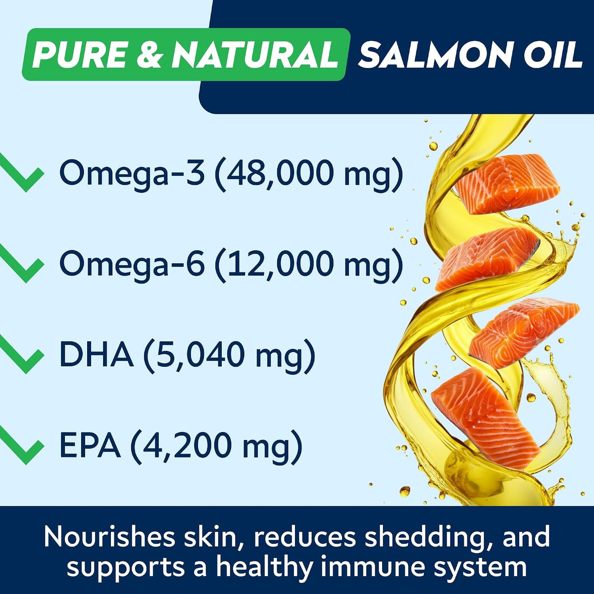 STRELLALAB Fish Oil Omega-3 6 9 Chews for Dogs - Allergy and Itch Relief - Skin and Coat Supplement - 360 Treats - görsel 3