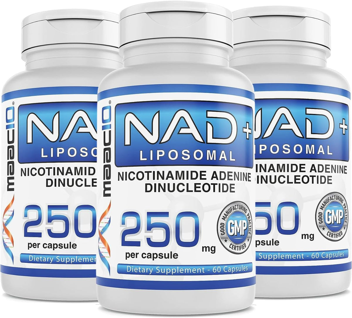 MAAC10 Liposomal NAD+ Supplement 500mg Serving (2x250mg Capsules) Actual Nicotinamide Adenine Dinucleotide - görsel 10