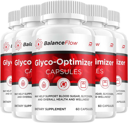 Balance Flow Capsules - All-Natural Formula to Maintain Healthy Levels (300 Capsules, 5 Pack)