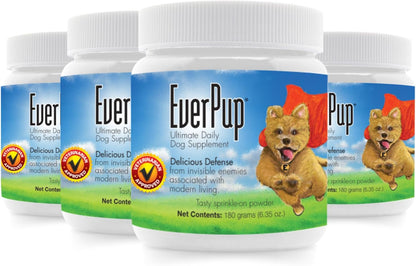 EverPup Dog Supplement, 720g – All-in-One Multivitamin with Glucosamine, Probiotics, and Antioxidants for Joint, Immune, and Digestive Support for All Ages