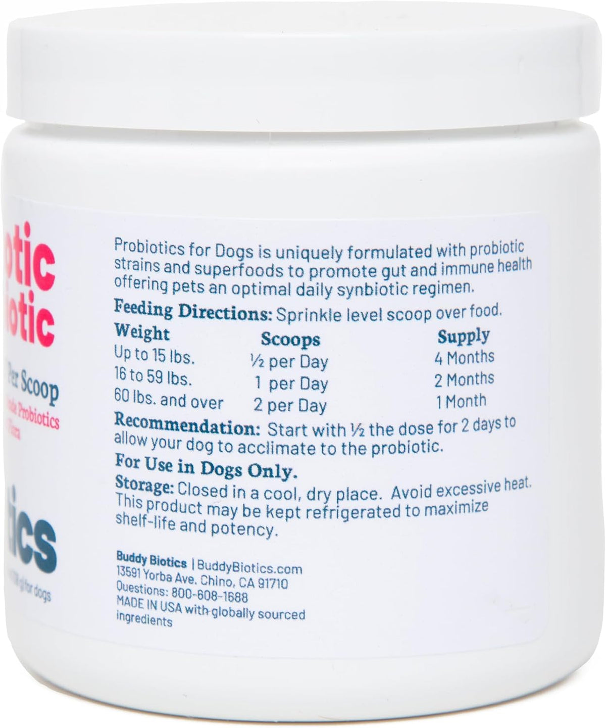 Probiotic + Prebiotic Powder for Dogs – 7 Probiotic Strains with FOS, 5 Billion CFU - görsel 7
