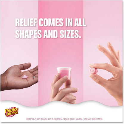 Pepto Bismol Chewable Tablets, Original Flavour, 30 Count