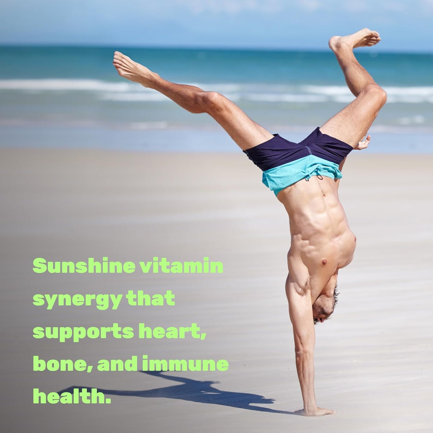 DEAL SUPPLEMENT Vitamin D3 2,000 IU + K2 MK7 50mcg Soft gel capsules with Virgin Coconut Oil - görsel 4
