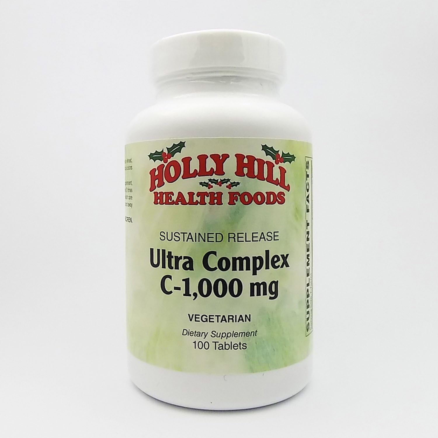 Holly Hill Health Foods, Ultra Complex C 1000 mg, Vegetarian, 100 Tablets - görsel 1