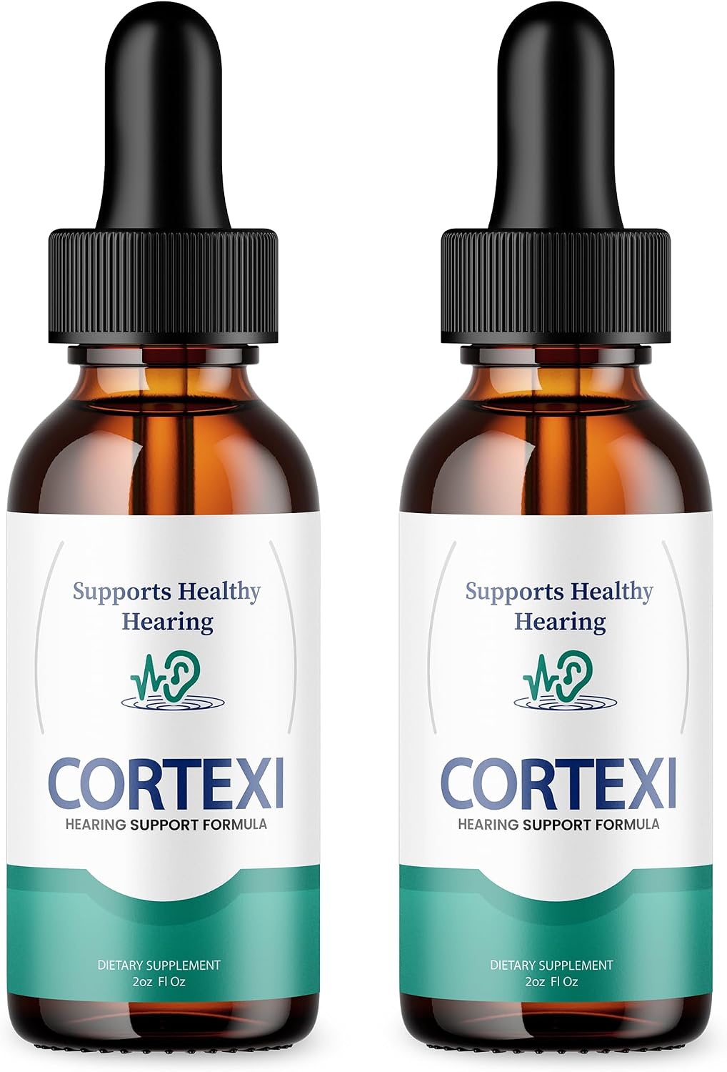 Cortexi Hearing Support Drops with Chromium, Grape Seed, Astragalus, Maca Root (118 ml) - görsel 1