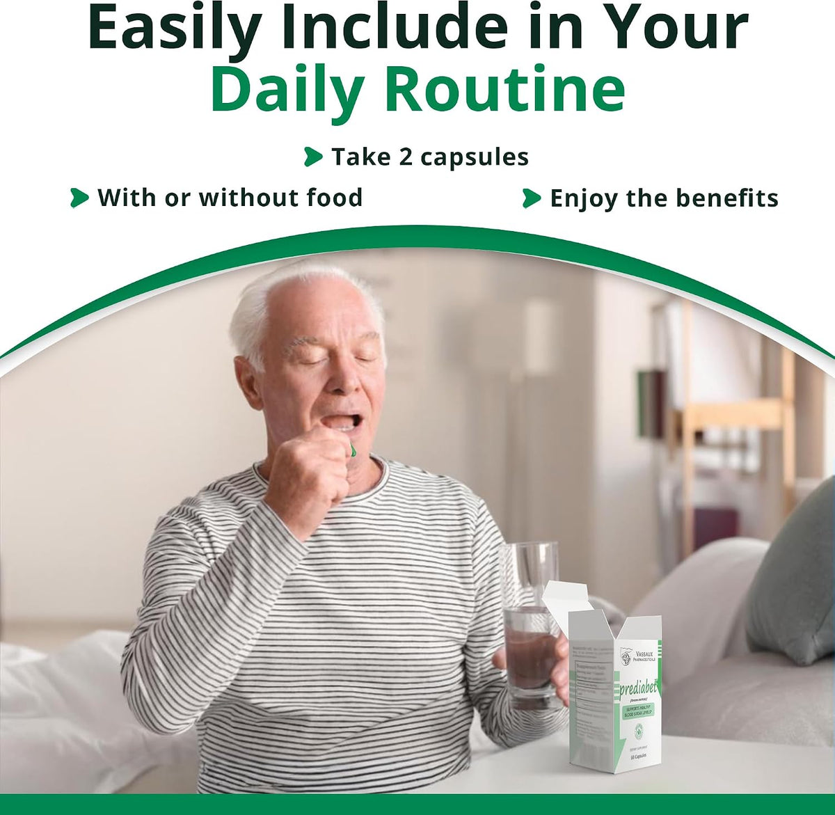 Prediabet - 100% Pure Annona Muricata Leaf (Soursop) Capsules – Herbal Supplement for Immune Function, Metabolic Wellness & Vitality – Antioxidant Benefits – 60 Capsules - görsel 7