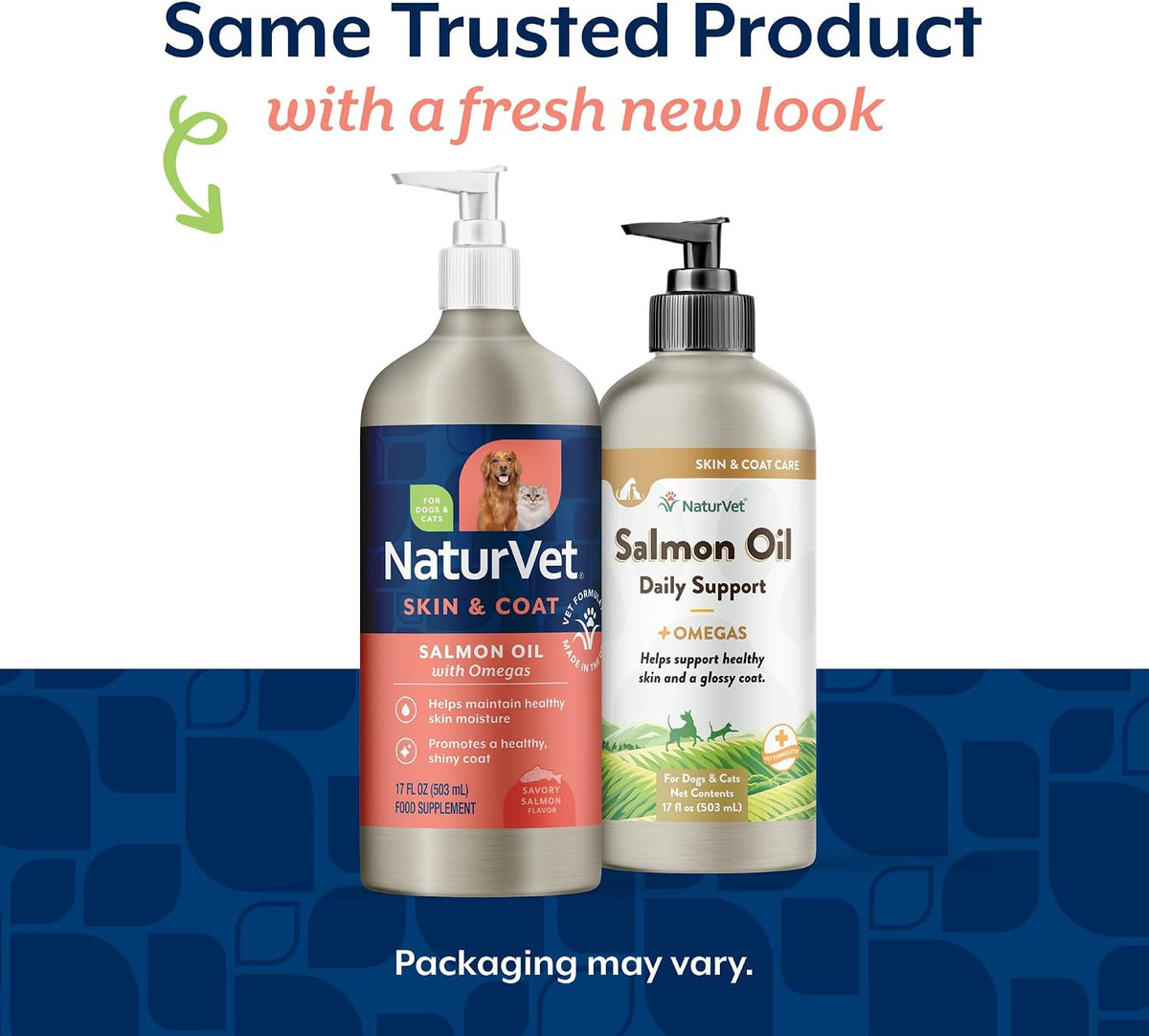 NaturVet – Salmon Oil Skin & Coat Plus Omegas | Supports Healthy Skin & Glossy Coat | Natural Source of Omega-3 & 6 Fatty Acids | for Dogs & Cats (500 ml) - görsel 2