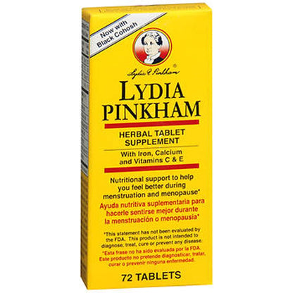 Lydia Pinkham Tablets, 72 Tablets