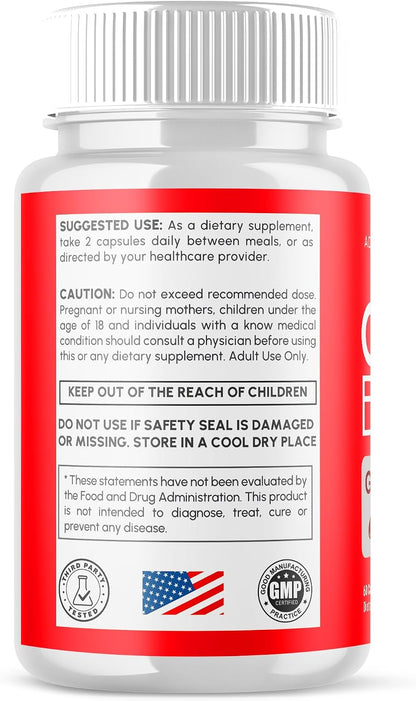 Glyco Boost Capsules – Premium Glycogen Support Food Supplement, 5-Pack (300 Capsules)