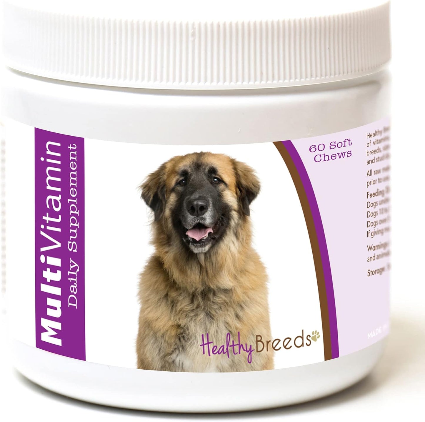 Healthy Breeds Leonberger Multivitamin Soft Chews 60 Count - görsel 1
