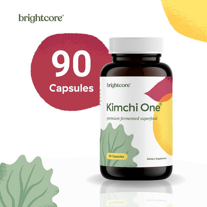Brightcore Nutrition Kimchi One – Fermented Kimchi Powder Capsules (90 Count)