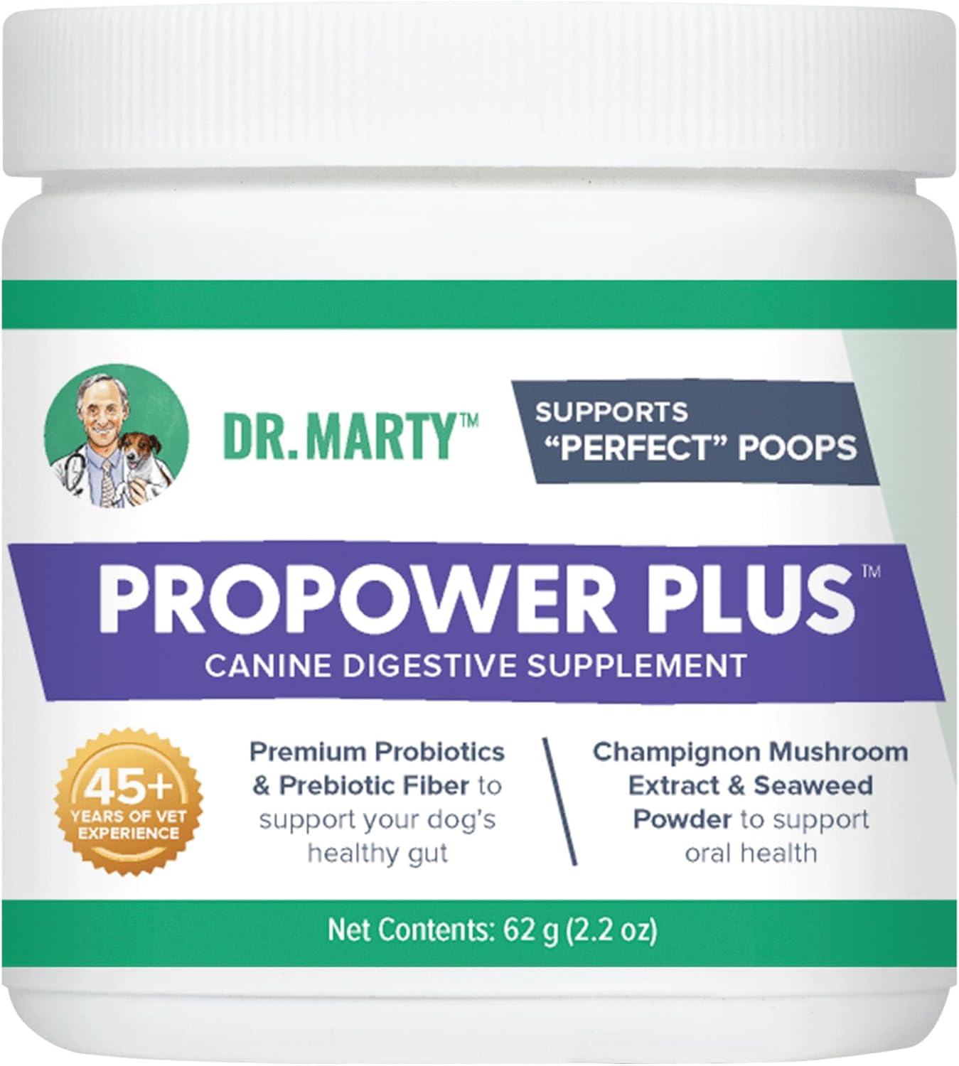 Dr. Marty ProPower Plus Gut Health Supplement Powdered Formula, 62 g - görsel 1