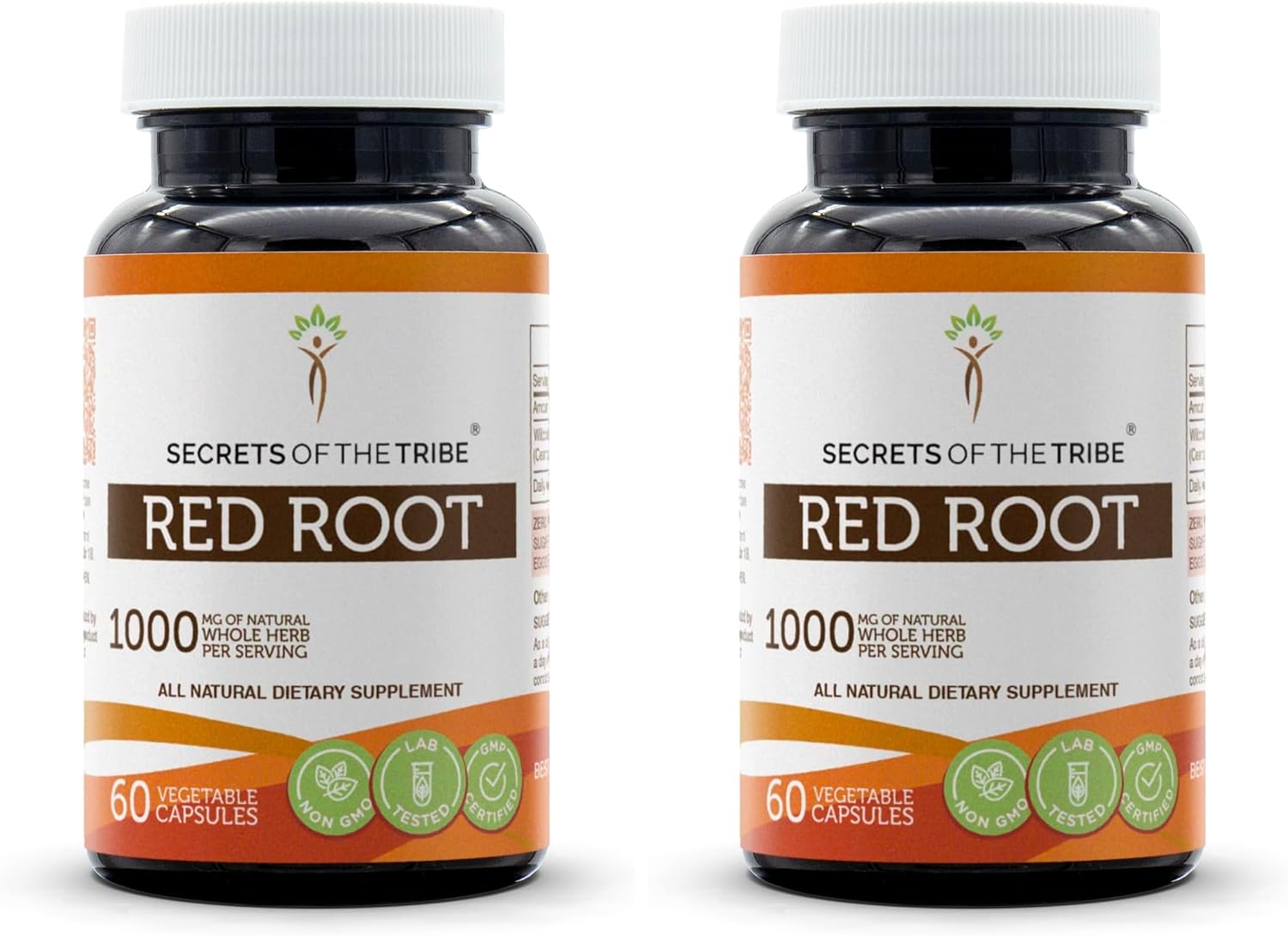 Secrets of the Tribe Red Root 60 Capsules, 1000 mg, Wildcrafted Red Root (Ceanothus Americanus) Dried Bark (60 Capsules) - görsel 6