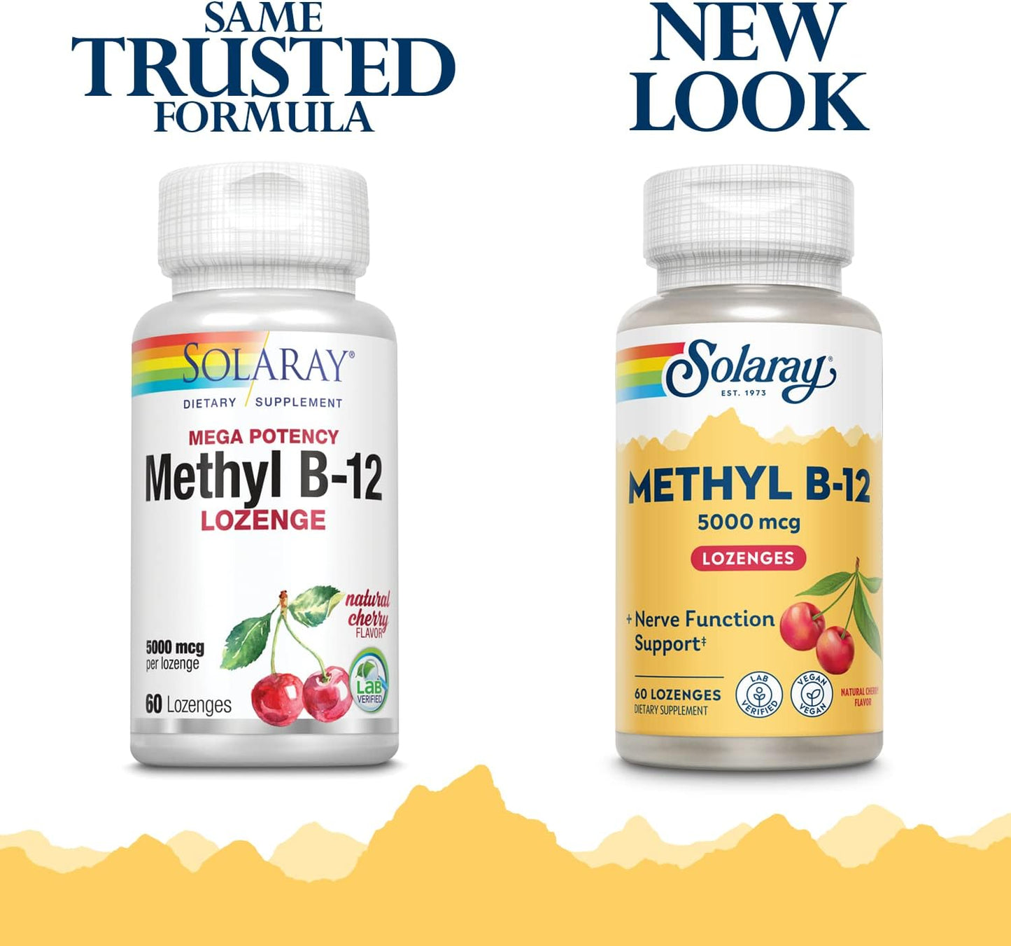 SOLARAY Methyl B12, Lozenge, Cherry, 5000mcg, 60 Lozenges - görsel 2