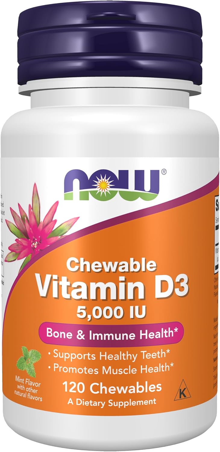 NOW Foods Vitamin D3 400 IU, 180 Soft Capsules - görsel 9