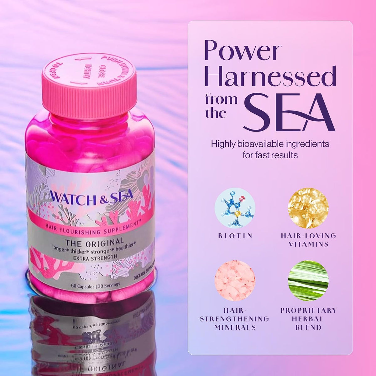 Watch & Sea Hair Flourishing Extra-Strength Capsules - görsel 4