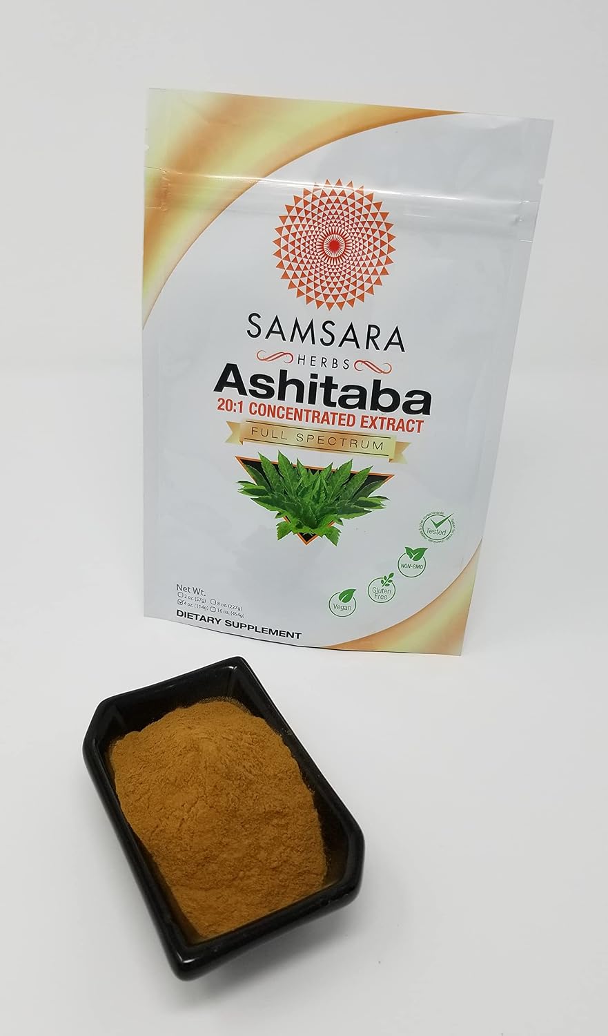 Samsara Herbs Ashitaba Extract Powder (57g) 20:1 Concentrated Extract - görsel 3