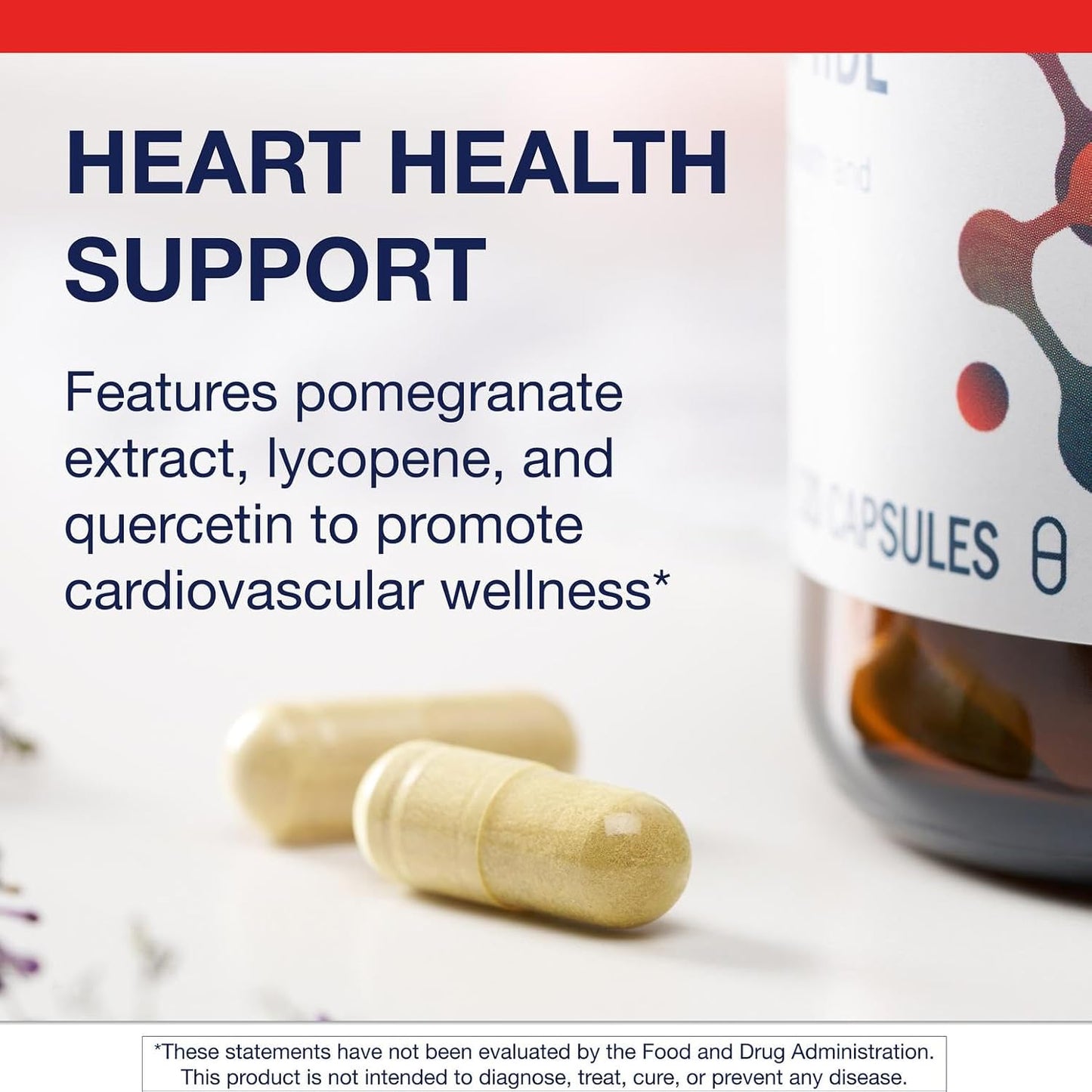 Metagenics CardioLux HDL - Heart Health Supplement with Lycopene, Pomegranate Extract & Quercetin - 120 Capsules - görsel 3