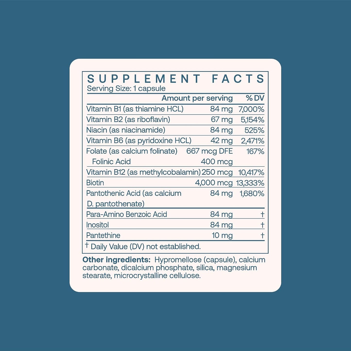 BodyBio Vitamin B Complex - 9 Essential B Vitamins with Methyl B12 and Folinic Acid, 90 Capsules - görsel 2