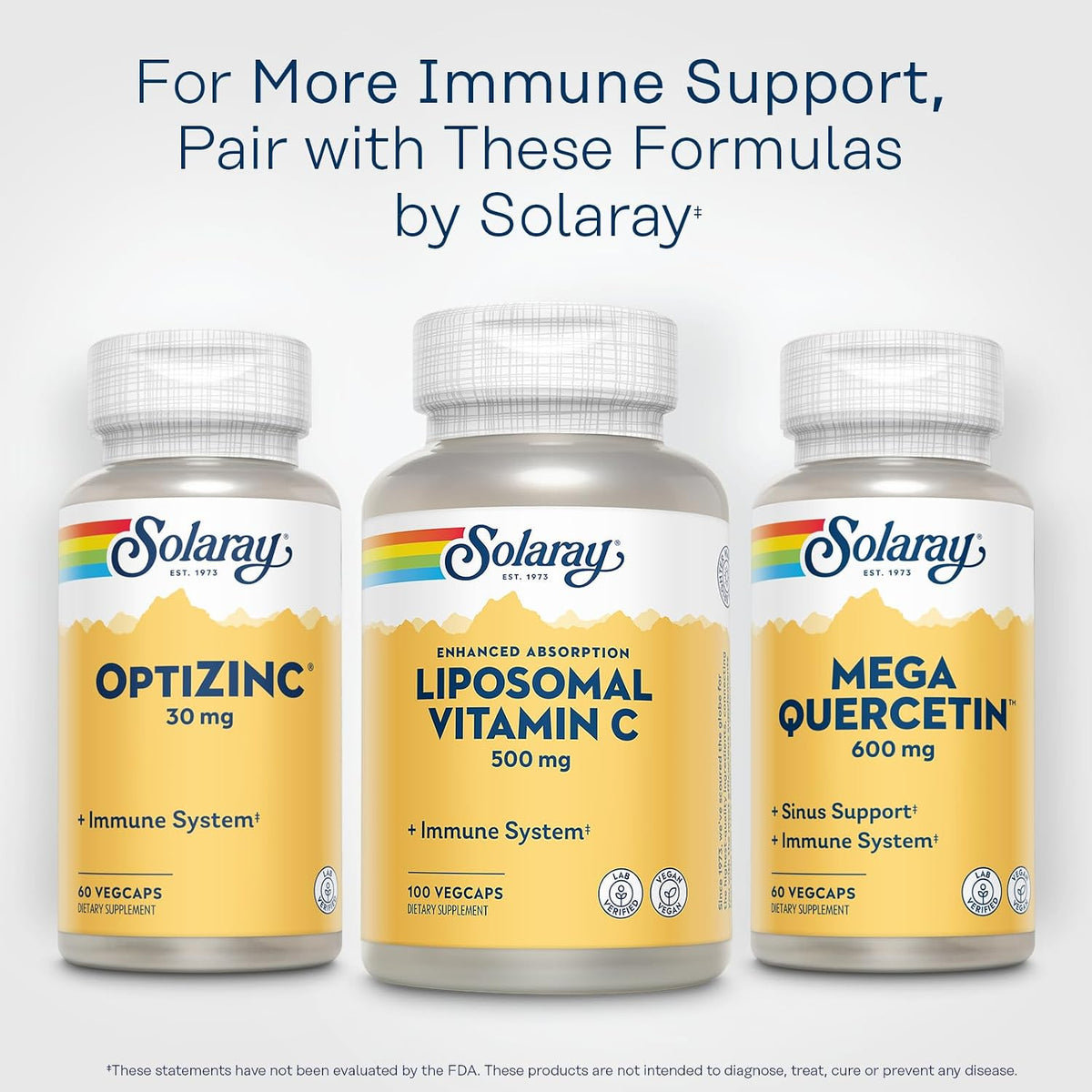 SOLARAY Liposomal Vitamin C 500mg – Enhanced Absorption with Fatty Acids, 100 VegCaps - görsel 6
