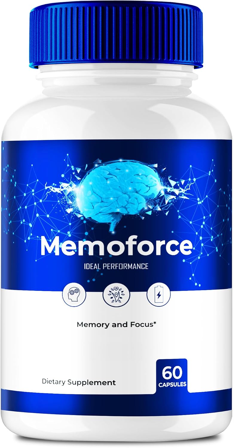 Memoforce Pills, Memoforce Supplement Capsules, Memoforce Advanced Formula, Memoforce Reviews (60 Capsules) - görsel 1