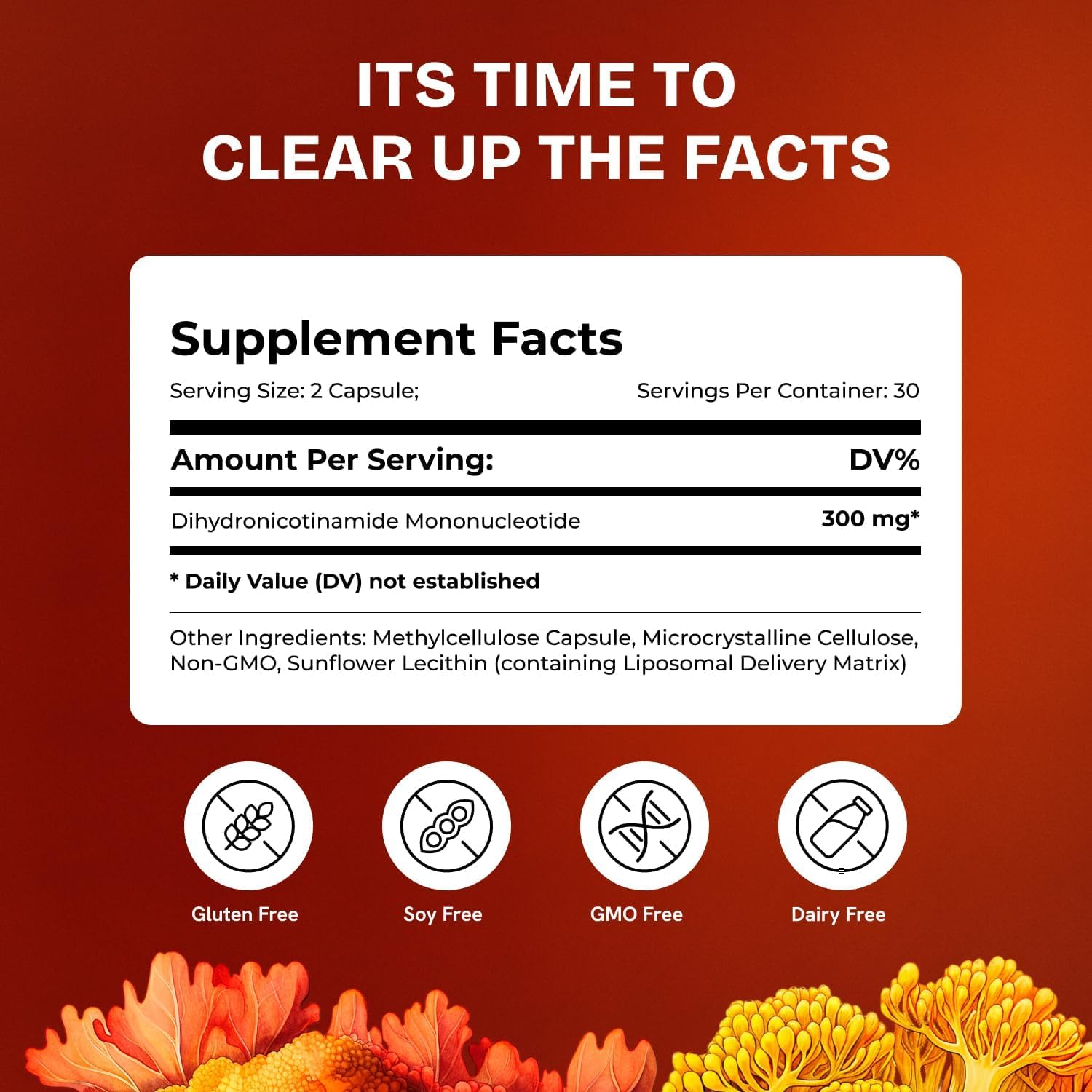 Resurrected Health Liposomal NMNH 300mg – NAD+ Support Supplement (240 Capsules) - görsel 6