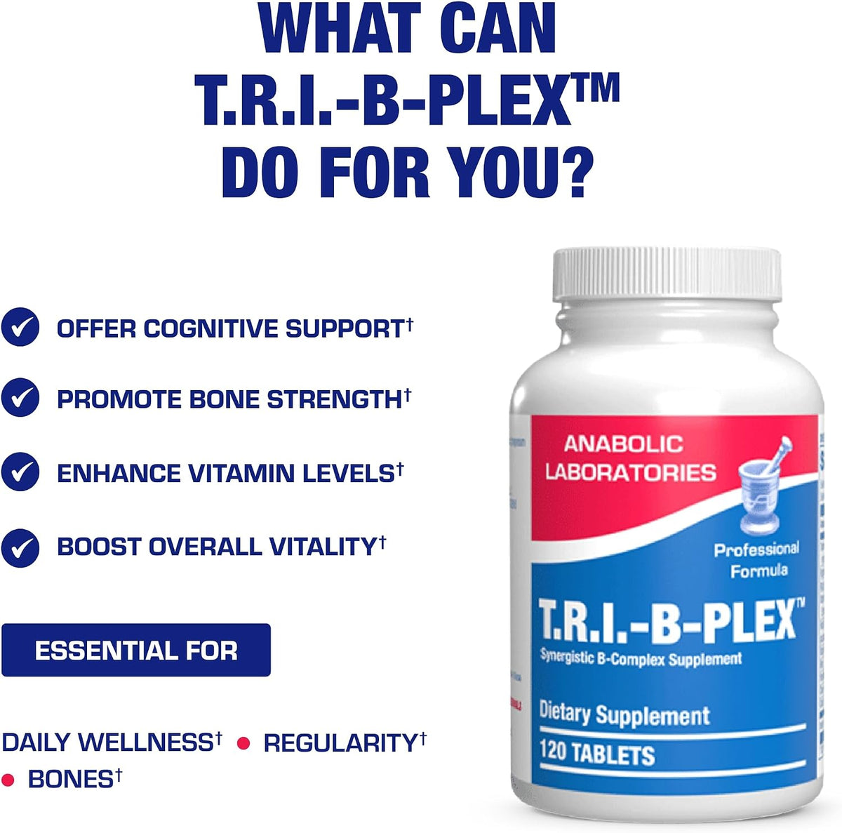 Super B Complex Methylated & Time Released - Bio Active B Complex with Choline Inositol & 8 B Vitamins – Image 5