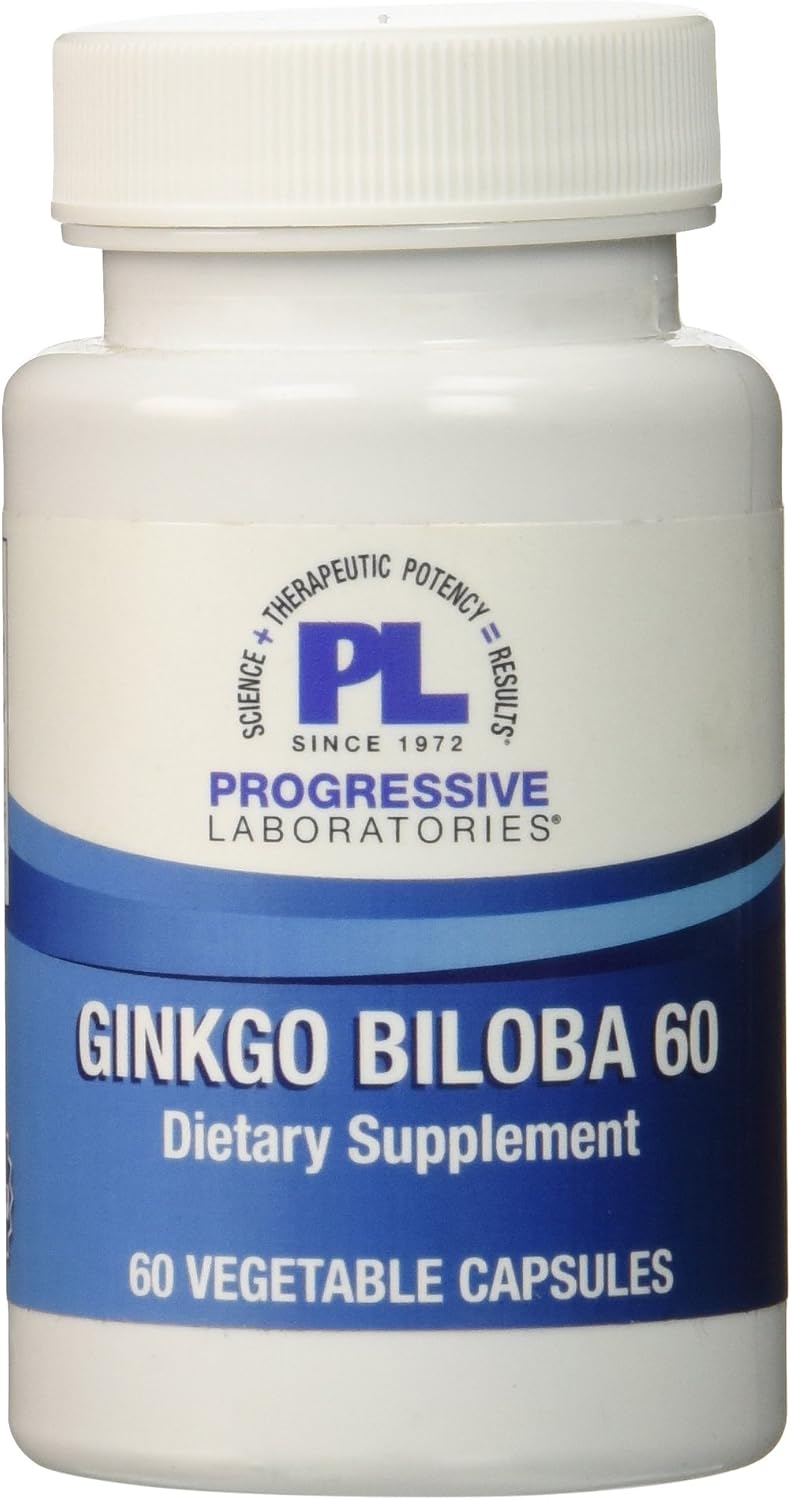 Progressive Labs Ginkgo Biloba Supplement – 60 Capsules - görsel 1