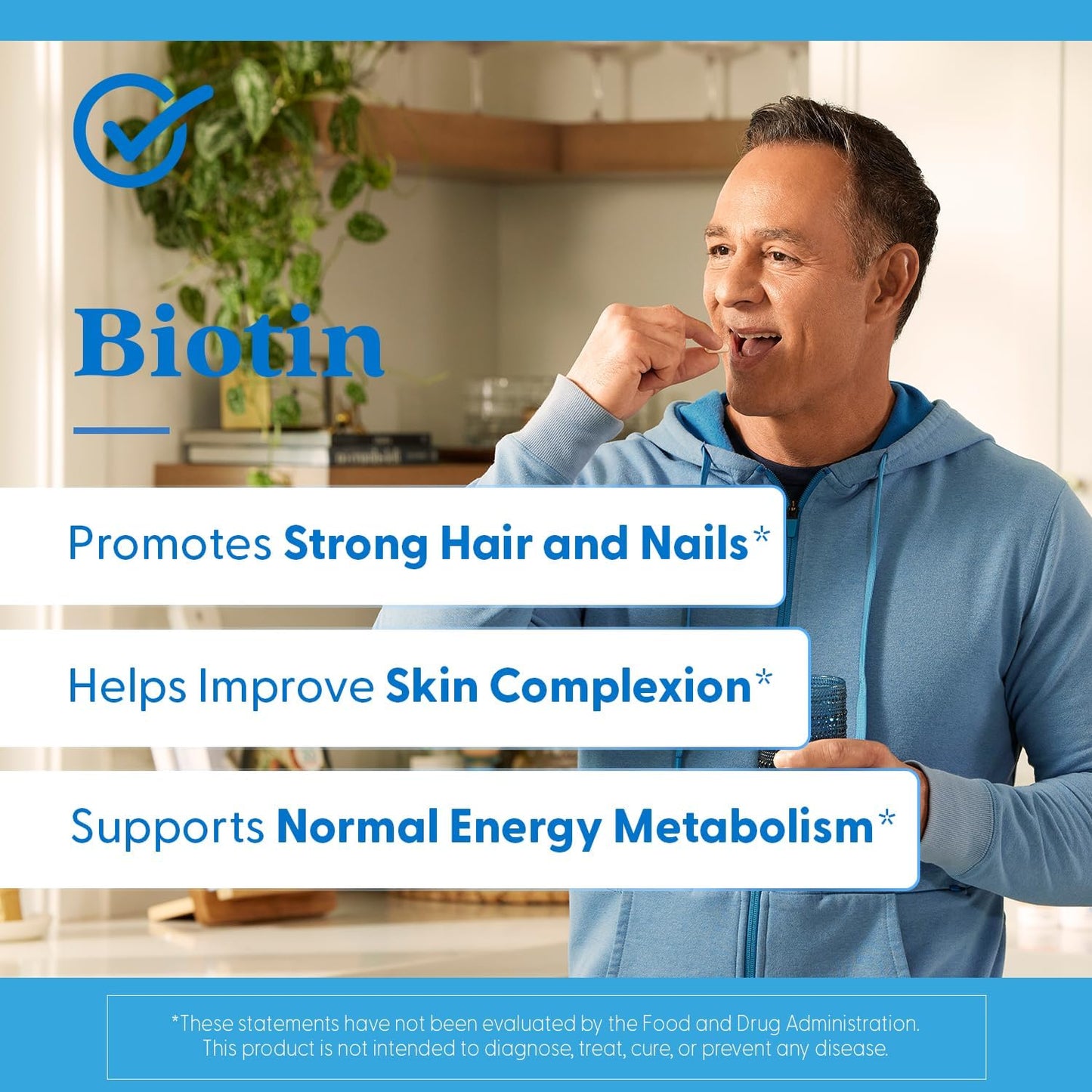 Doctor's Best Biotin 5000 mcg Supplement - 120 Veg Caps - görsel 6