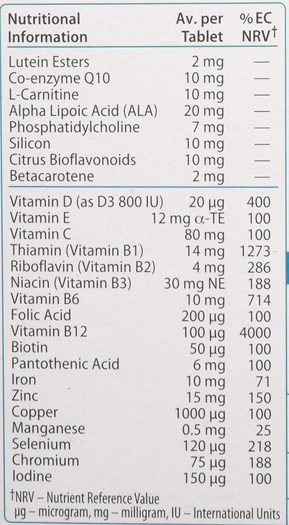 Wellwoman 70+ Multivitamin for Women Over 70, 30 Tablets