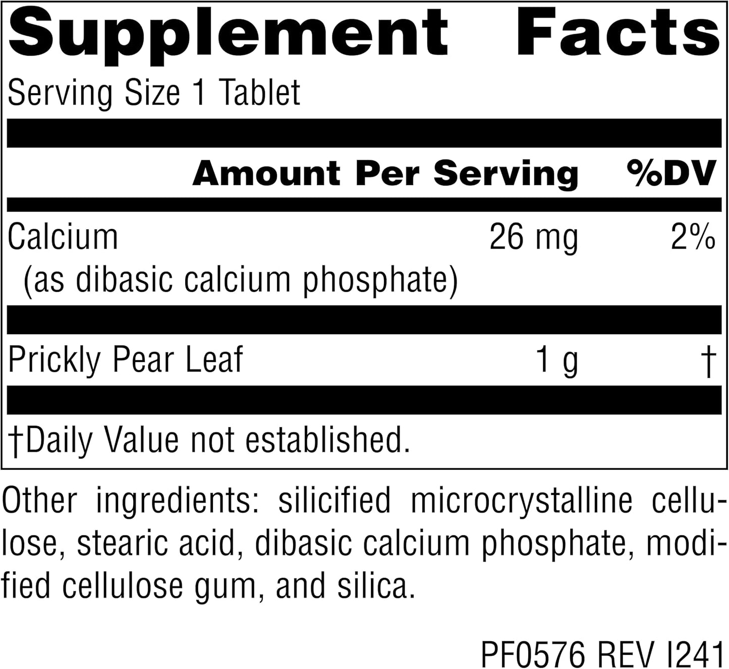 Planetary Herbals Full Spectrum Nopal Cactus, 1000 mg, 120 Tablets - görsel 5