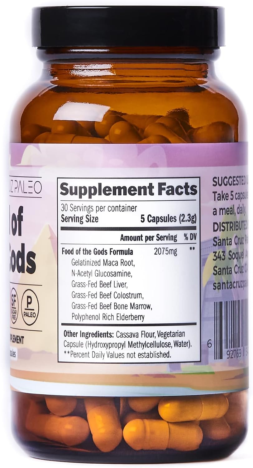 Santa Cruz Paleo Food of the Gods – Grass Fed Beef Organ Supplement - görsel 6