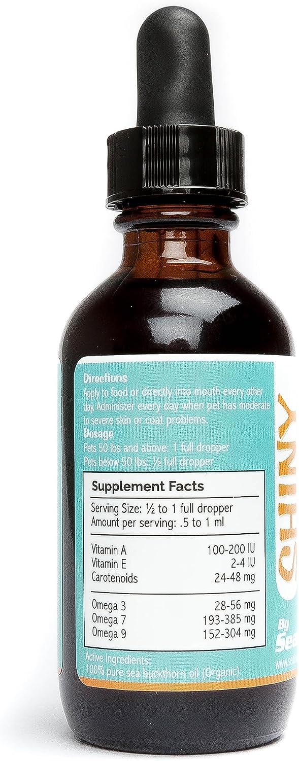 SeaBuck 7 Shiny Dog Sea Buckthorn Oil for Dogs, 60ml – Image 9