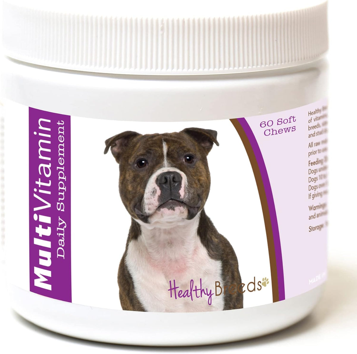 Healthy Breeds Staffordshire Bull Terrier Multivitamin Soft Chews, 60 Chews - görsel 1