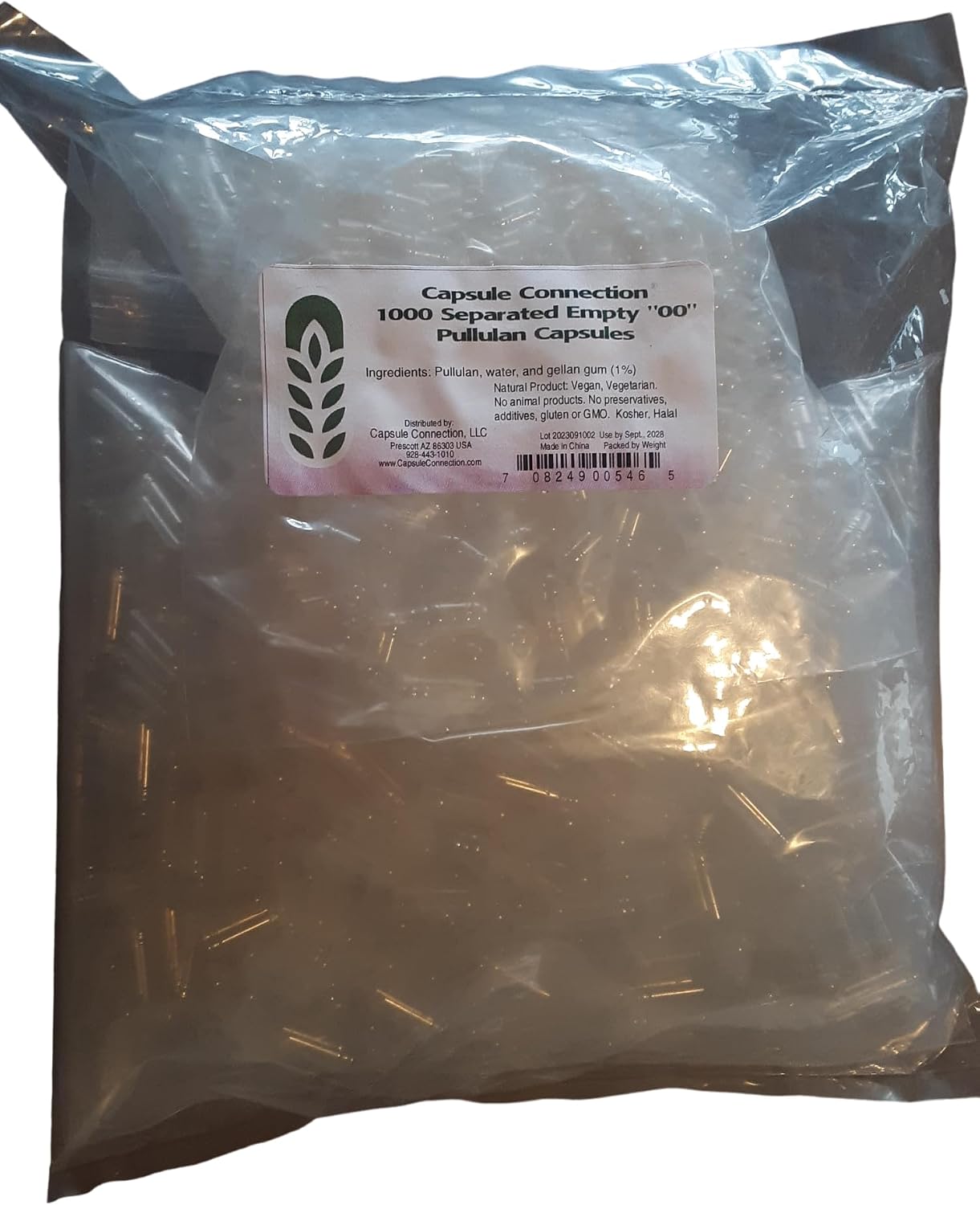 Capsule Connection Separated Empty Pullulan Capsules, Size 00, Vegan & Vegetarian (5000 Count) - görsel 5