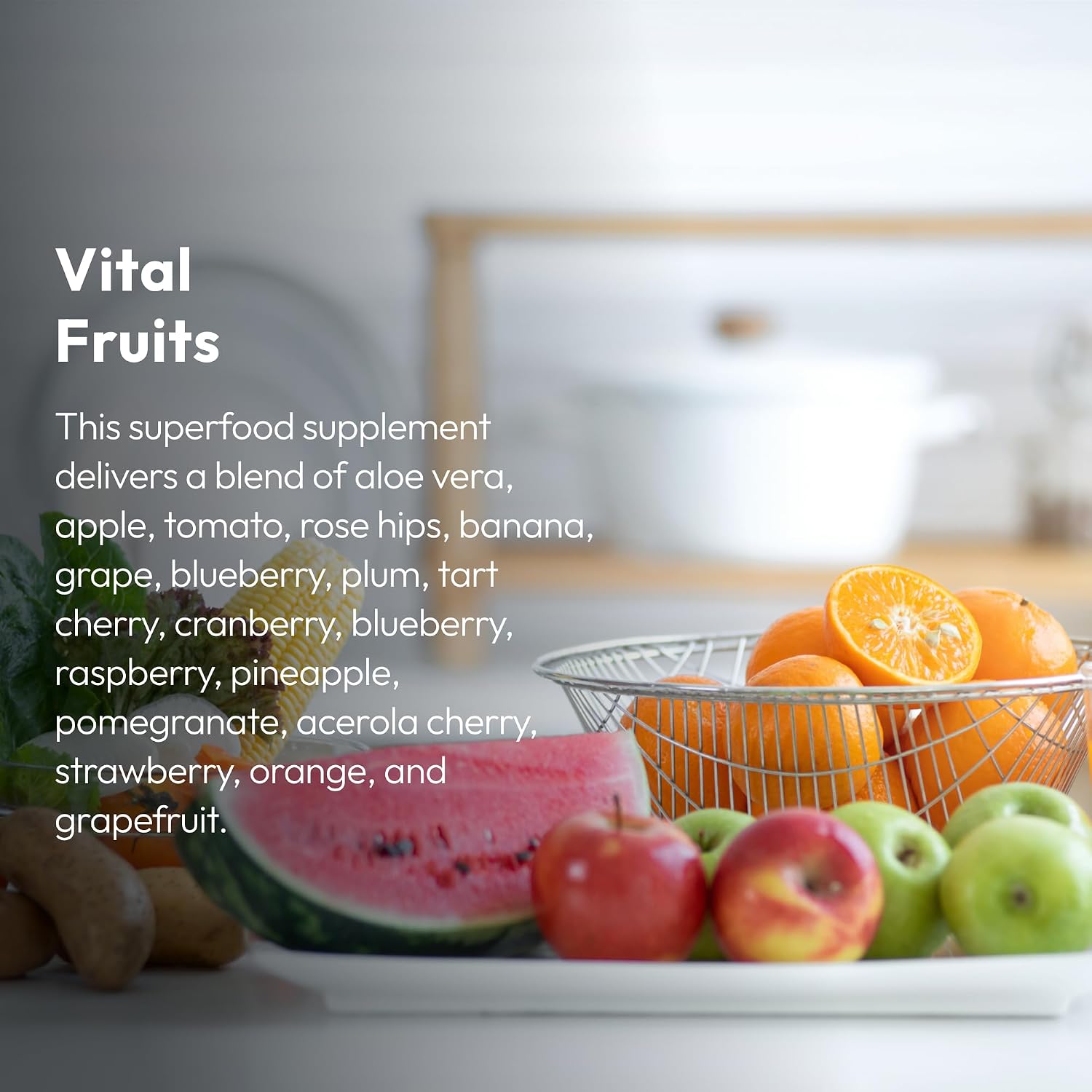 Justified Laboratories Superfoods Set - Vital Fruits (90 Capsules) + Vital Veggies (90 Capsules) - Non-GM, Vegan - görsel 3