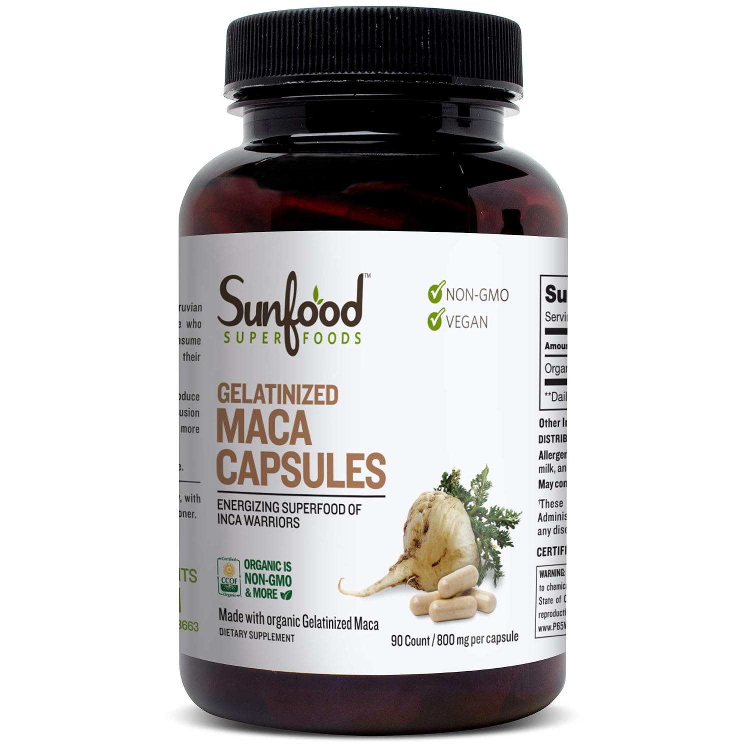 Sunfood Superfoods Organic Maca Powder, 227 g - görsel 8